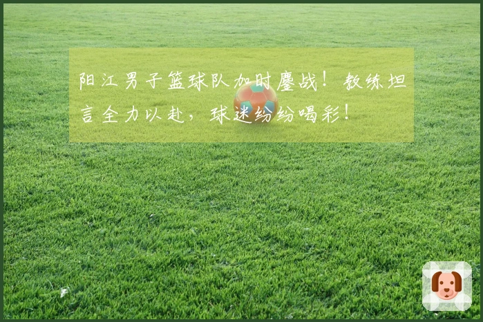 阳江男子篮球队加时鏖战！教练坦言全力以赴，球迷纷纷喝彩！
